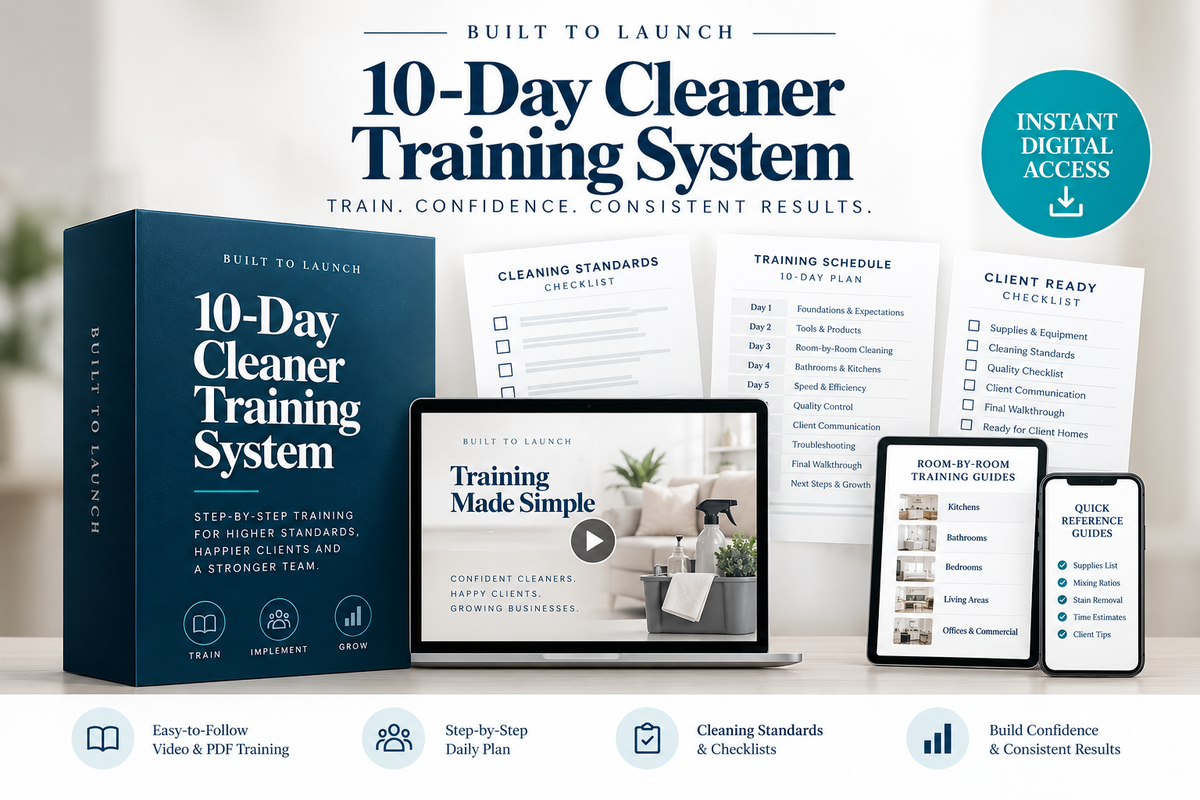 Built to Launch 10-Day Cleaner Training System