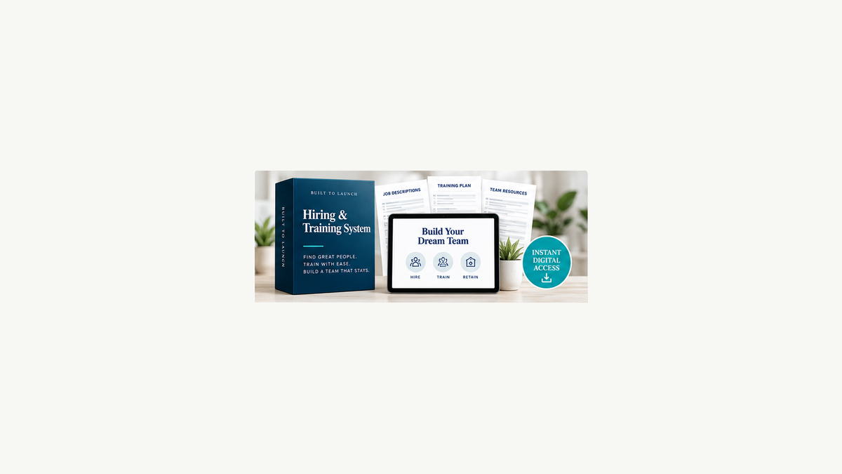 Built to Launch Cleaner Hiring and Training System