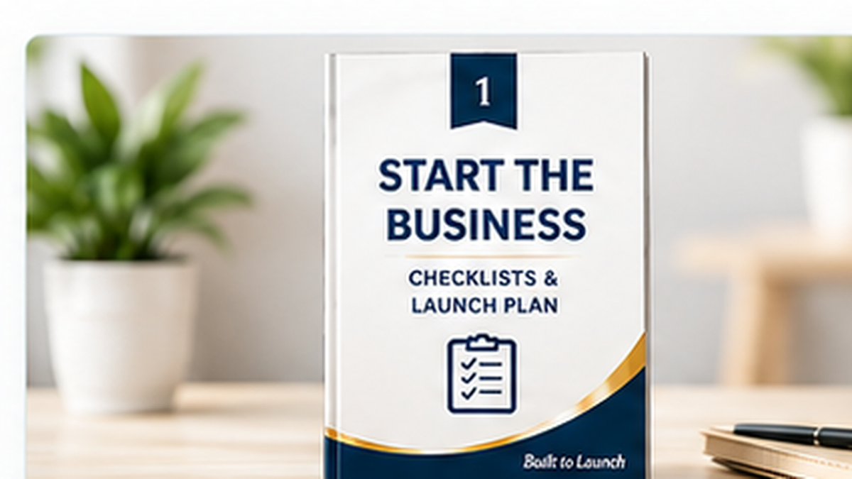 Built to Launch Cleaning Business Startup Checklist